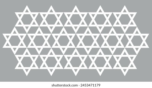  abstract geometric shapes on white background