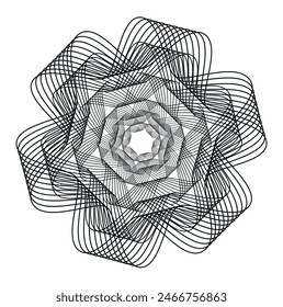 abstract geometric shapes on white background