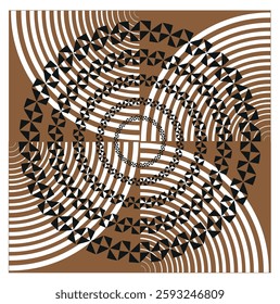  abstract geometric shapes on white background