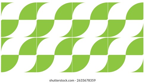  abstract geometric shapes on white background