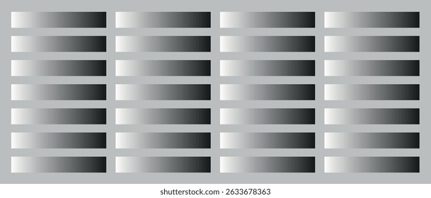  abstract geometric shapes on white background