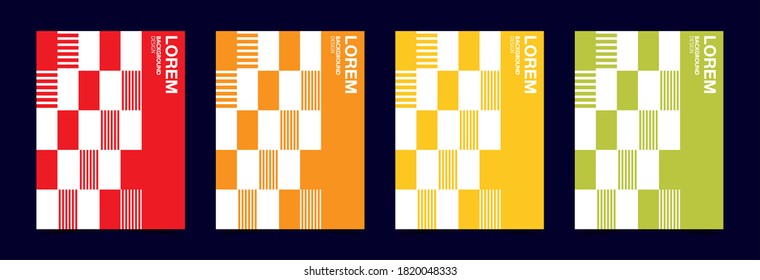 Abstract geometric shapes pattern, Bauhaus minimal art design background. Modern circle, triangle and square Bauhaus pattern backgrounds, posters and covers trendy