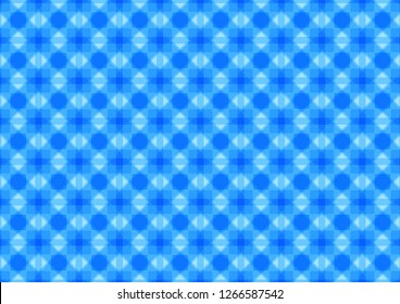 Abstract geometric shapes pattern blue background, Vector illustration
