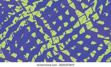 Abstract geometric shapes in purple background