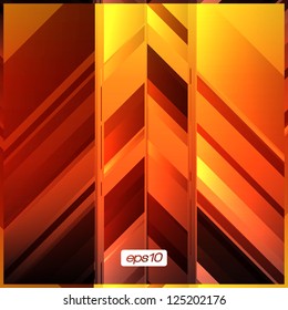 Abstract Geometric Shapes Retro Background | EPS10 Design