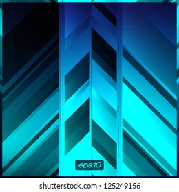 Abstract Geometric Shapes Retro Background | EPS10 Design