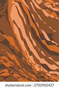 Formas geométricas abstratas fundo retrô recurso linhas de onda design perfeito para design de banner e cartaz