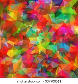 Abstract geometric shapes shiny background. Vector illustration.
