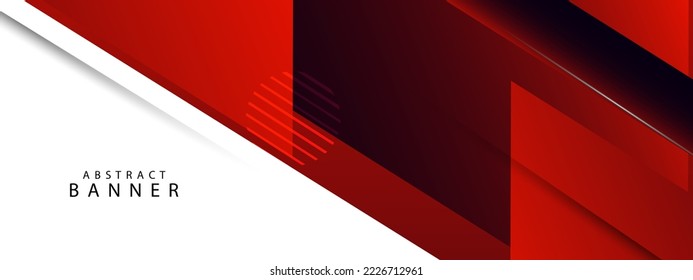Abstract geometric shapes smooth banner design background vector