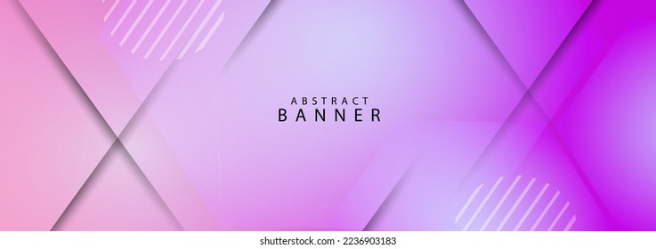 Abstract geometric shapes smooth geometry banner design background vector