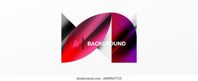 Abstract geometric shapes symbolizing creative technology, digital art, social communication, and modern science. Ideal for posters, covers, banners, brochures and websites