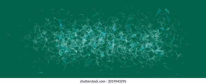 Resumen de formas geométricas, tecnología y constelaciones, líneas y polígonos de composiciones geométricas. Estrellas, composición química, medicina y fórmulas químicas.