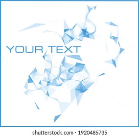Abstract geometric shapes, technology and scientific future, lines and polygons geometric compositions. Atoms chemical composition, medicine and chemical formulas. Genetic and molecular