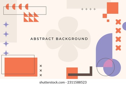 Abstract geometric shapes and textures background