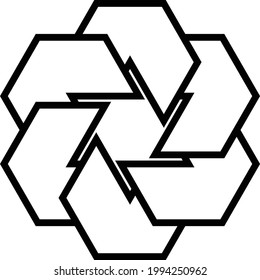 Abstract geometric shapes that can be used for logo's, symbols, pattern s and more.