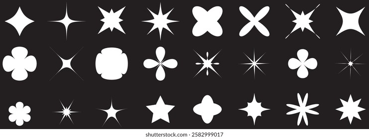 Abstract geometric shapes. Trendy set with shapes style Bauhaus, futuristic, Memphis.