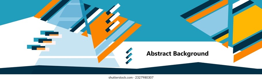 Abstract geometric shapes, triangles, lines. Brochure, flyer, flyer, cover template. Minimalist design, creative concept, bright colorful modern background. Vector illustration