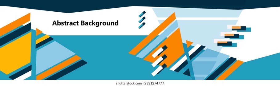 Abstract geometric shapes, triangles, lines. Brochure, flyer, flyer, cover template. Minimalist design, creative concept, bright colorful modern background. Vector illustration