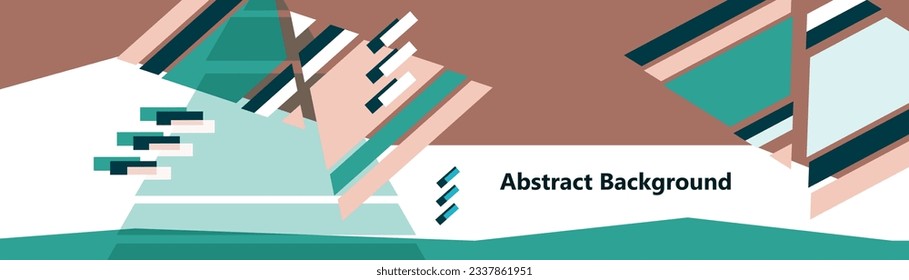 Abstract geometric shapes, triangles, lines. Brochure, flyer, flyer, cover template. Minimalist design, creative concept, bright colorful modern background. Vector illustration