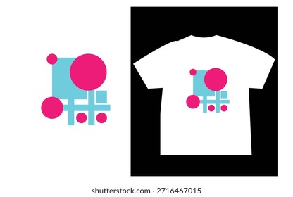 Diseño de camiseta de Formas geométricas Abstractas