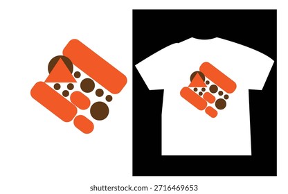 Diseño de camiseta de Formas geométricas Abstractas