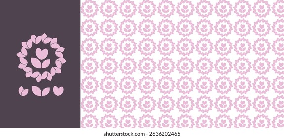 Abstract Geometric Shapes Vector Design Modern Minimalist Pattern
