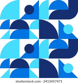 Abstract geometric shapes vector illustration.