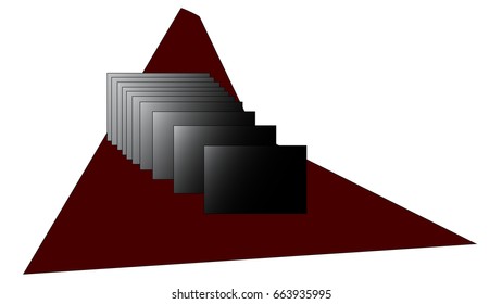 Abstract geometric shapes. Vector illustration