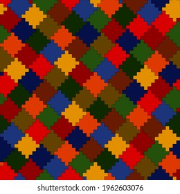 abstract geometric shapes. vector seamless pattern. color repetitive background. fabric swatch. wrapping paper. continuous print. design element for home decor, apparel, textile, cloth