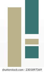 Abstrakte geometrische Formen Wandkunstdekoration. Abstraktes rechteckiges Plakat mit Wanddekor. Abstraktes Plakat für abstrakte Wanddekoration