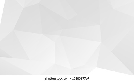 Abstract Geometric Shapes White and Gray Vector Background.