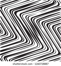 Abstract Geometric Simple Curved Zigzag Print, Wave Pattern, Unique Geometric Ethnic Style, Perfect for Site Backgrounds, Wrapping Paper and Fabric Design
