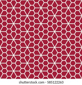 abstract geometric simple floral grid deco pattern