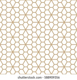 abstract geometric simple floral grid deco pattern