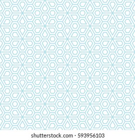 abstract geometric simple floral grid deco pattern