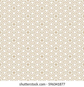 abstract geometric simple floral grid deco pattern