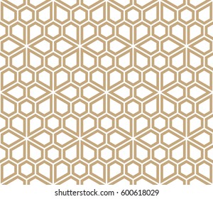 abstract geometric simple floral grid deco pattern