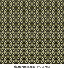 Abstract geometric simple pattern with triangles.  Modern stylish texture. Repeating geometric tiles. Simple composition from triangles. Vector color background.
