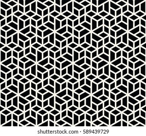 abstract geometric simple trendy grid deco pattern