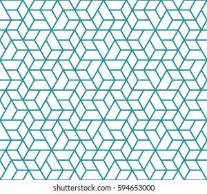 abstract geometric simple trendy grid deco pattern