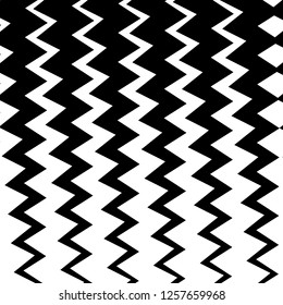 Abstrakter geometrischer, einfacher Zigzag-Druck, Geometrisches Muster, schwarzer Zigzag, einzigartiger geometrischer Vektorgrafik im Ethnischen Stil, perfekt für Site-Hintergründe, Schleifpapier und Stoffdesign