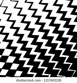 Abstrakter geometrischer, einfacher Zigzag-Druck, Wellenmuster, einzigartiger geometrischer Ethnischer Stil, perfekt für Site-Hintergründe, Schleifpapier und Stoffdesign