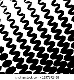 Abstract Geometric Simple Zigzag Print, Wave Pattern, Unique Geometric Ethnic Style, Perfect for Site Backgrounds, Wrapping Paper and Fabric Design