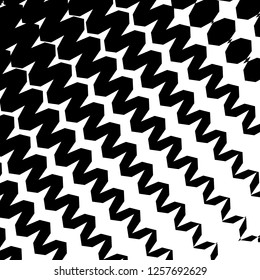 Abstract Geometric Simple Zigzag Print, Wave Pattern, Unique Geometric Ethnic Style, Perfect for Site Backgrounds, Wrapping Paper and Fabric Design