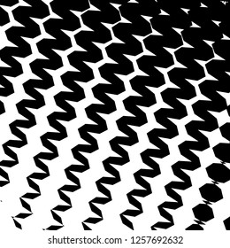 Abstract Geometric Simple Zigzag Print, Wave Pattern, Unique Geometric Ethnic Style, Perfect for Site Backgrounds, Wrapping Paper and Fabric Design