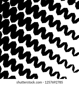 Abstract Geometric Simple Zigzag Print, Wave Pattern, Unique Geometric Ethnic Style, Perfect for Site Backgrounds, Wrapping Paper and Fabric Design