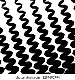 Resumen Impresión geométrica simple de zigzag, patrón de onda, estilo étnico geométrico único, perfecto para fondos de sitio, papel de envolvimiento y diseño de tela