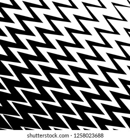 Abstract Geometric Simple Zigzag Print, Wave Pattern, Unique Geometric Ethnic Style, Perfect for Site Backgrounds, Wrapping Paper and Fabric Design