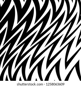 Abstract Geometric Simple Zigzag Print, Wave Pattern, Unique Geometric Ethnic Style, Perfect for Site Backgrounds, Wrapping Paper and Fabric Design