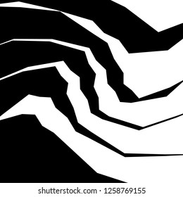 Abstract Geometric Simple Zigzag Print, Wave Pattern, Unique Geometric Ethnic Style, Perfect for Site Backgrounds, Wrapping Paper and Fabric Design